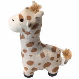 H&M Home Beige Giraffe Lovey Sewn Eyes Soft Plush Stuffed Animal Toy 8"